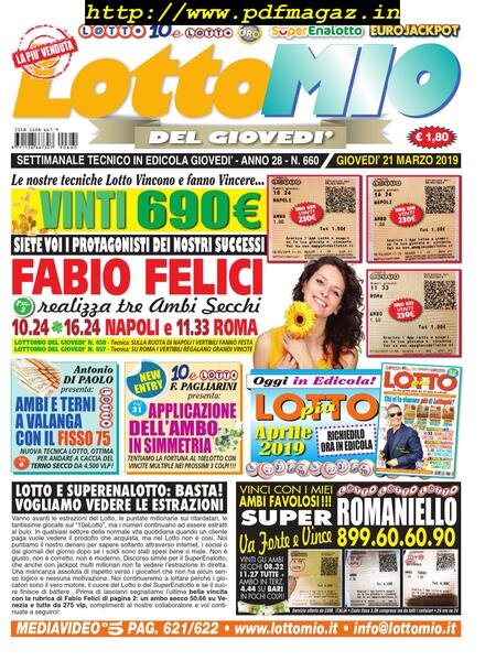 Lottomio del Giovedi – 21 Marzo 2019 Cover