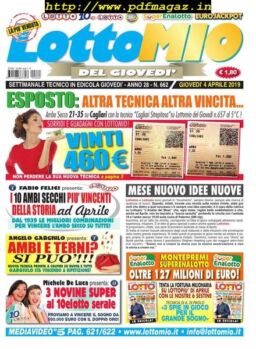 Lottomio del Giovedi – 4 Aprile 2019