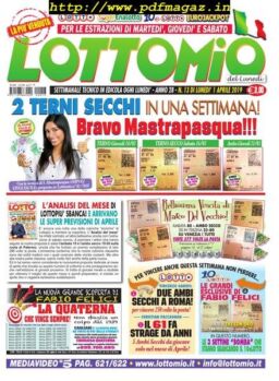 Lottomio del Lunedi – 1 Aprile 2019
