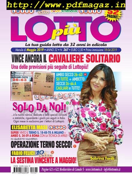 Lottopiu – Maggio 2019 Cover