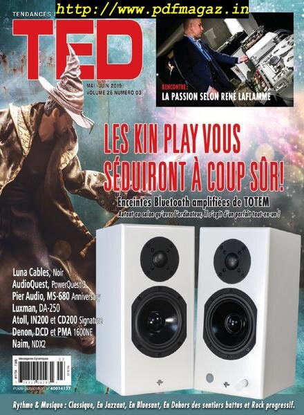 Magazine TED par QA&V – mai 2019 Cover