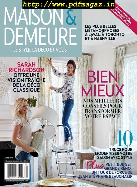 Maison & Demeure – avril 2019 Cover