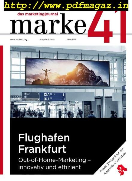Marke – Mai 2019 Cover
