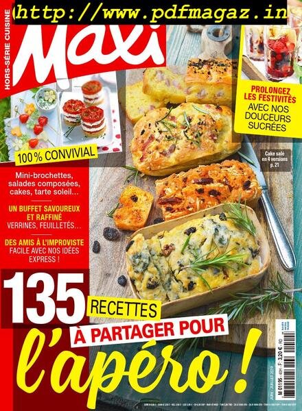 Maxi – Hors-Serie Cuisine – mai 2019 Cover