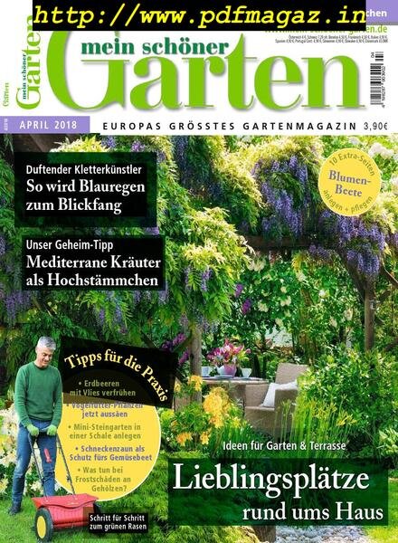 Mein schOner Garten – April 2018 Cover