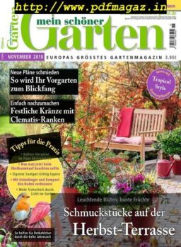 Mein schOner Garten – November 2018