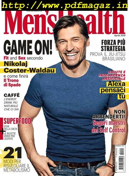Men’s Health Italia – Aprile 2019 Cover