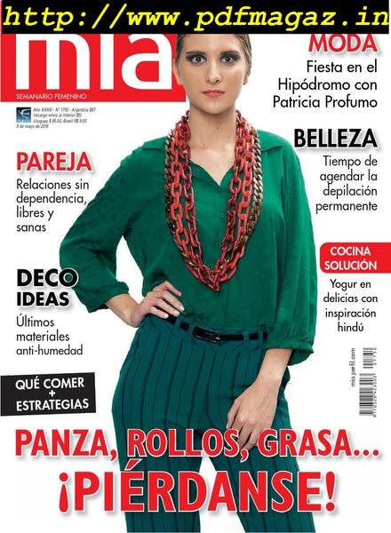 Mia Argentina – 09 mayo 2019 Cover