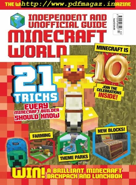 Minecraft World Magazine – August 2019 Cover