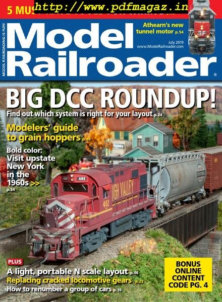 Model Railroader – July 2019 Cover