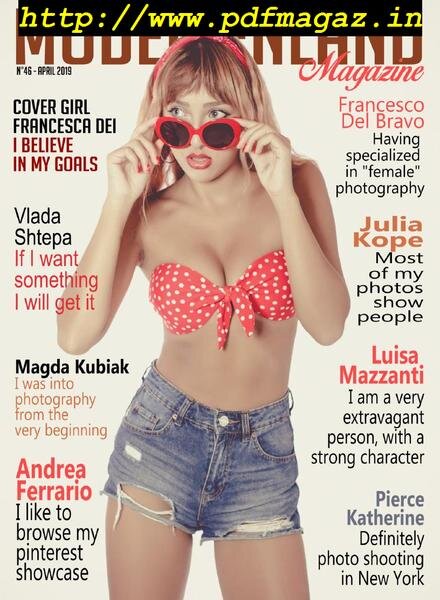 Modellenland Magazine – April 2019 Cover