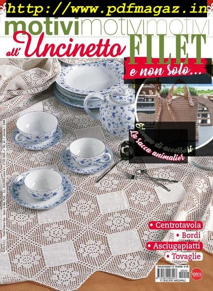 Motivi all’Uncinetto – Marzo-Aprile 2019 Cover