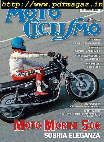 Motociclismo d’Epoca – Maggio 2019 Cover