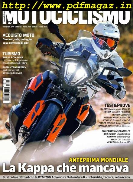 Motociclismo Italia – Marzo 2019 Cover