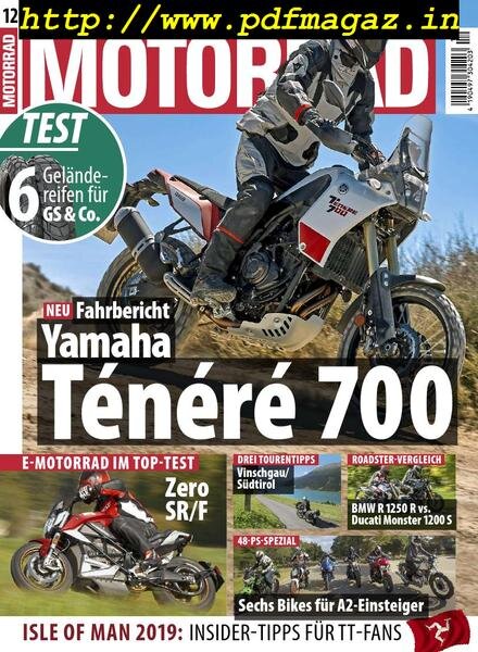 Motorrad – 24 Mai 2019 Cover