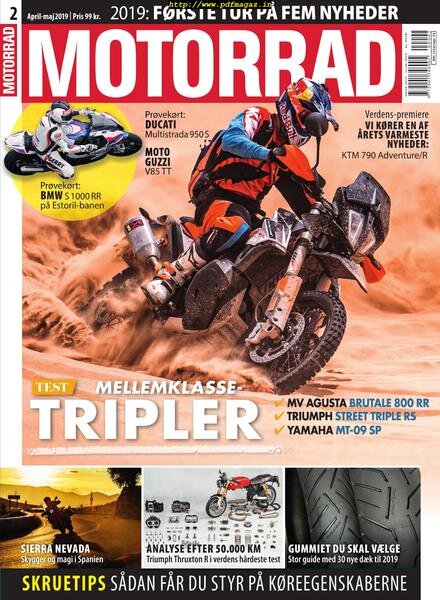 Motorrad Denmark – april 2019 Cover