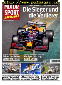 Motorsport Aktuell – 27 Marz 2019