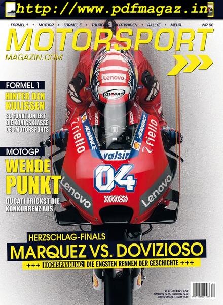 Motorsport-Magazin – April 2019 Cover