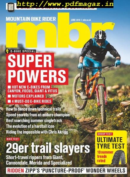 Mountain Bike Rider – June 2019 Cover