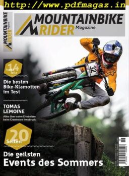 Mountainbike Rider – August 2018