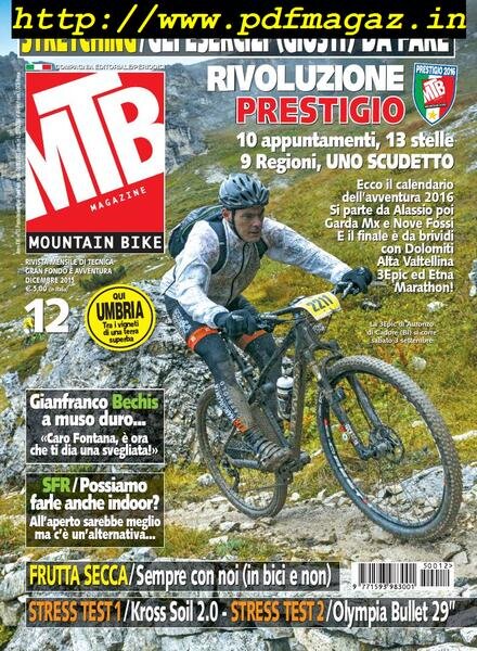 MTB Magazine – Dicembre 2015 Cover