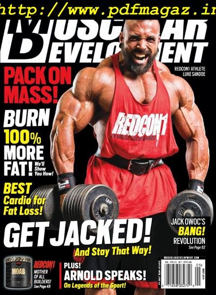 Muscular Development – May 2019 Cover