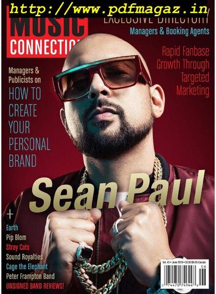 Music Connection – June 2019 Cover