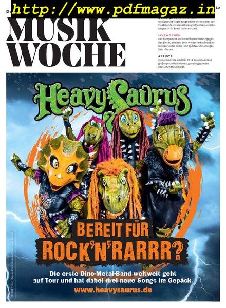 Musikwoche – 6 Mai 2019 Cover