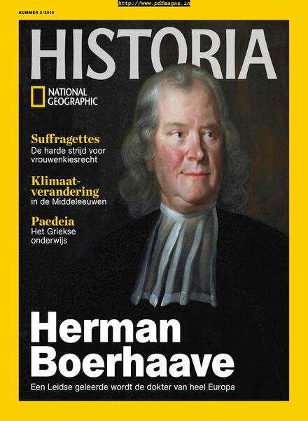 National Geographic Historia Netherlands – april 2019 Cover