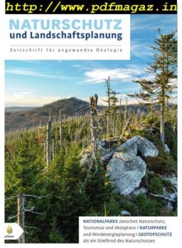Naturschutz und Landschaftsplanung – April 2019
