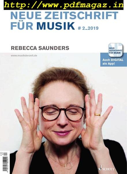 Neue Zeitschrift fur Musik – Nr 2, 2019 Cover