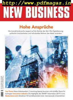 New Business – April 2019