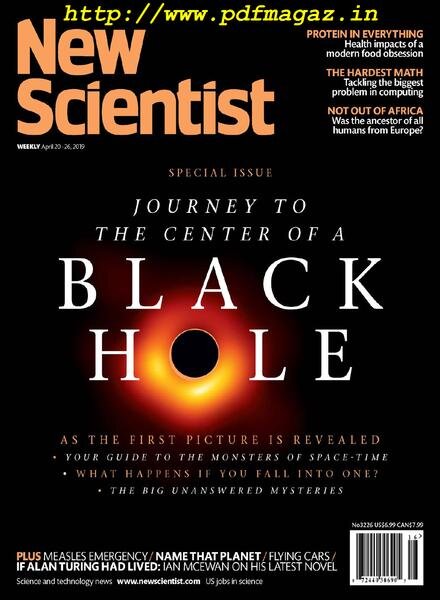 New Scientist – April 20, 2019 Cover