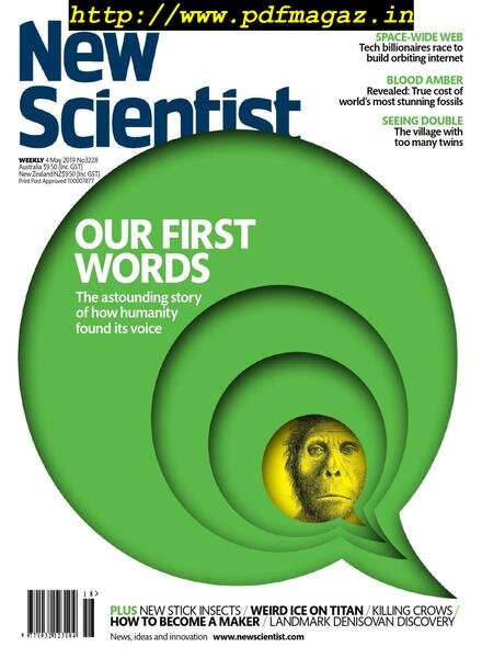 New Scientist Australian Edition – 04 May 2019 Cover