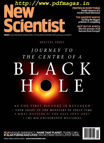 New Scientist Australian Edition – 20 April 2019 Cover