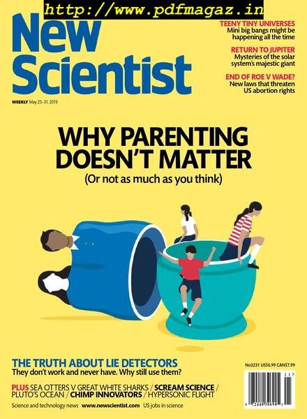 New Scientist – May 25 2019 Cover