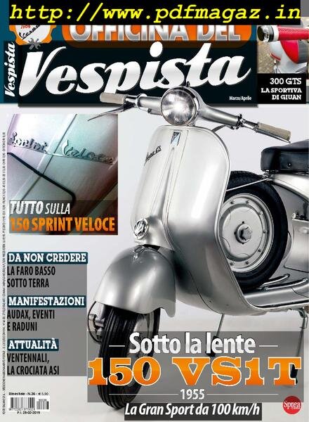 Officina del Vespista – Marzo-Aprile 2019 Cover