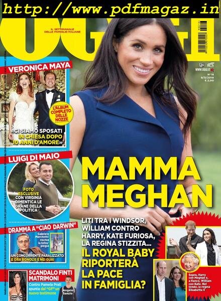 Oggi – 09 maggio 2019 Cover
