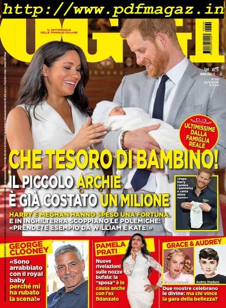 Oggi – 23 maggio 2019 Cover