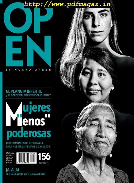 Open Mexico – mayo 2019 Cover