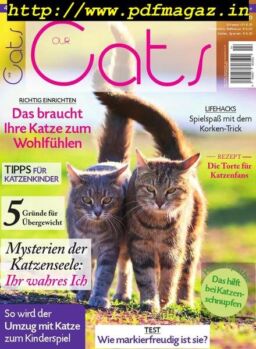 Our Cats – April 2019