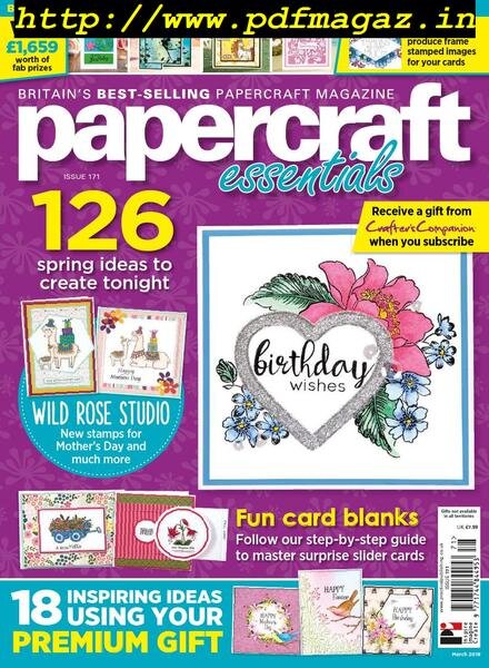 Papercraft Essentials – March 2019 Cover