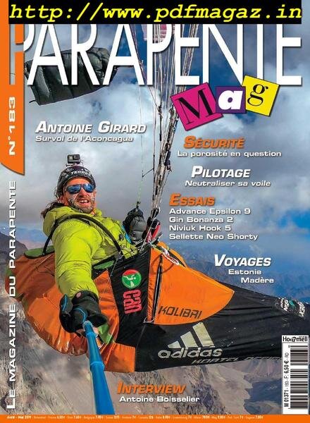Parapente Mag – avril 2019 Cover