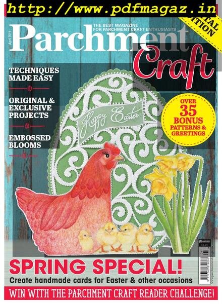 Parchment Craft – April 2019 Cover