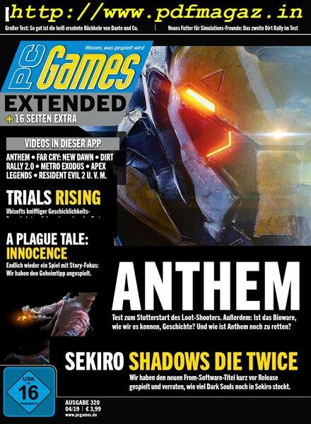 PC Games Germany – April 2019 Cover