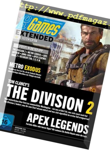 PC Games Germany – Marz 2019 Cover