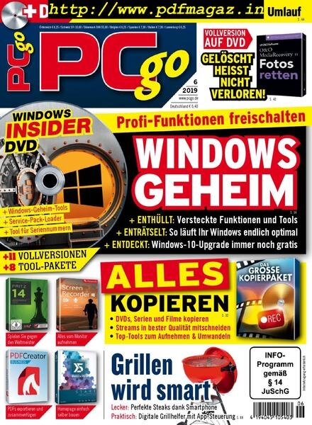 PCgo – Juni 2019 Cover