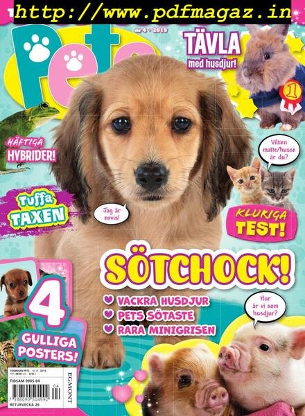 Pets Sverige – maj 2019 Cover