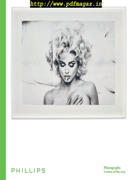 Phillips Photographs – 16 May 2018 Cover
