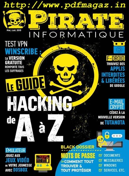 Pirate Informatique – mai 2019 Cover